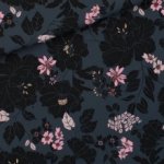 Viscose blauw met bloemen 'Hydrony' van See You At Six