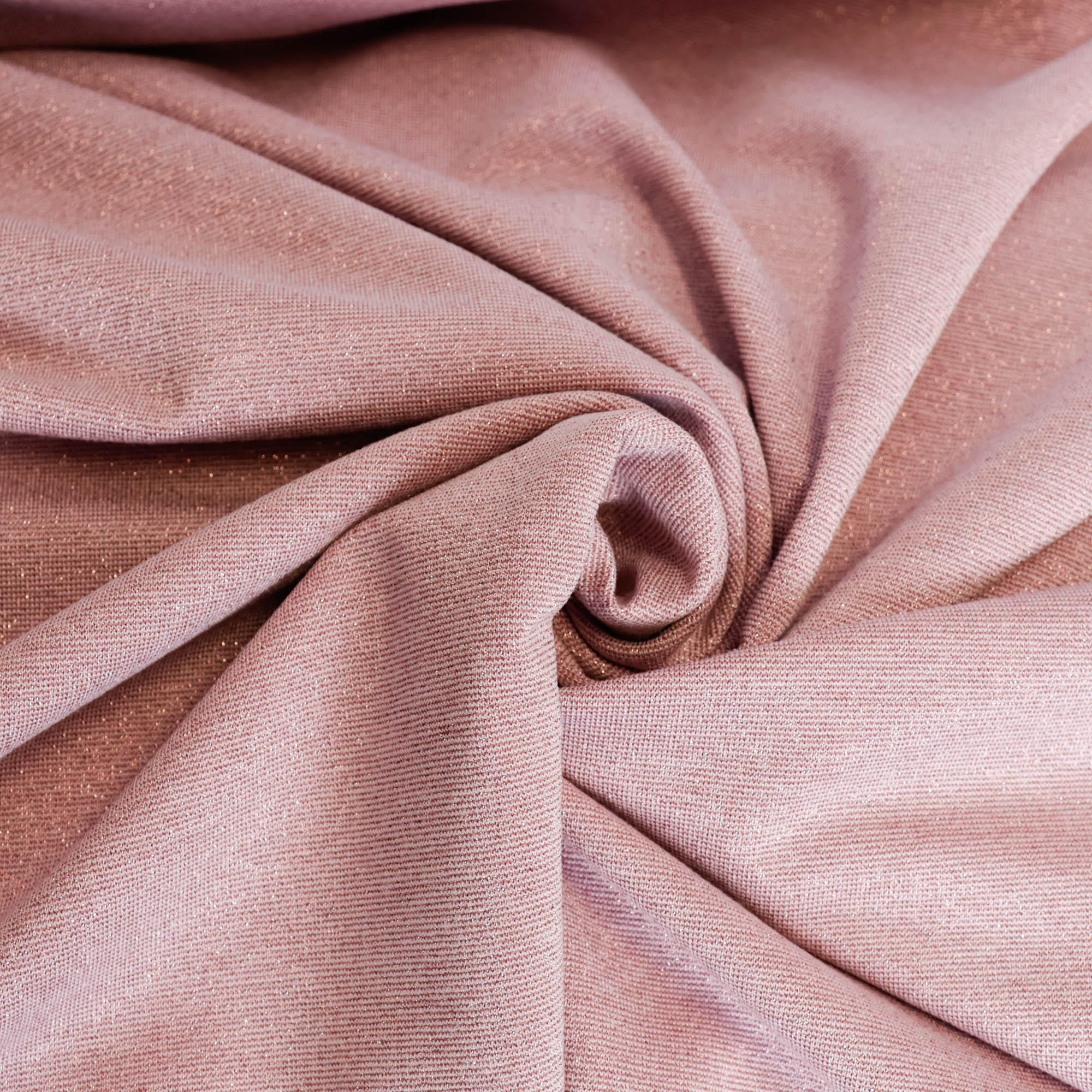 Lycra viscose stretch roze met glitter