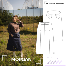 Modelpatroon rok Morgan van "The Fashion Basement"