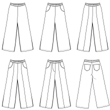 Patroon broek voor kids 'Bay' van Bel' Etoile