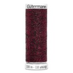 Gütermann Sparkly rood naaigaren - 100 meter - col. 9946