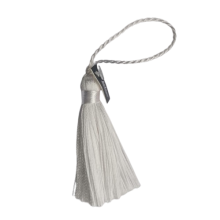 Kwastje - wit - 6 cm