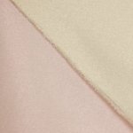 Double face jacquard licht roze / nude met glitter