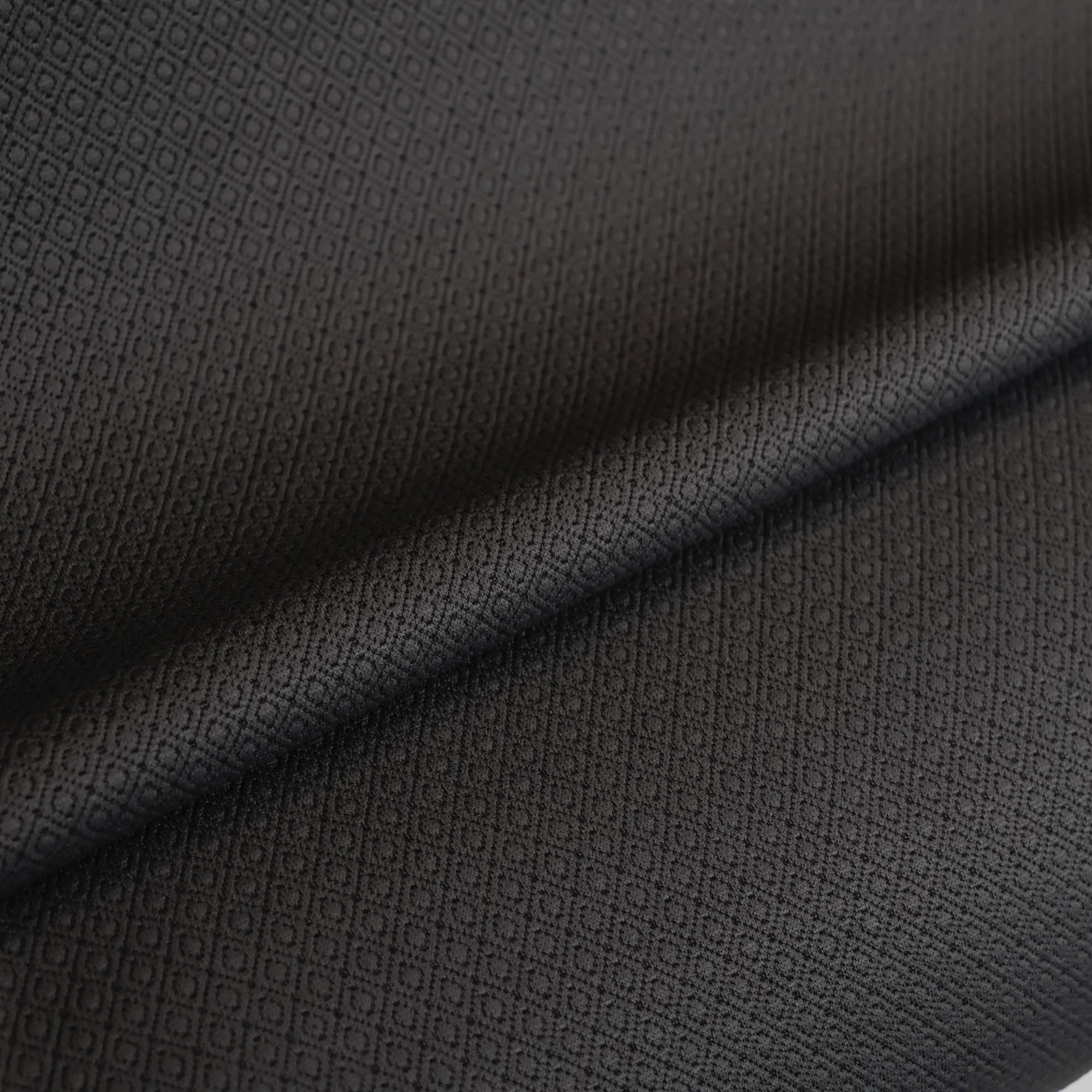 Viscose polyester stretch met ruitjes