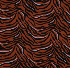Tricot met bruine zebra print  - Poppy
