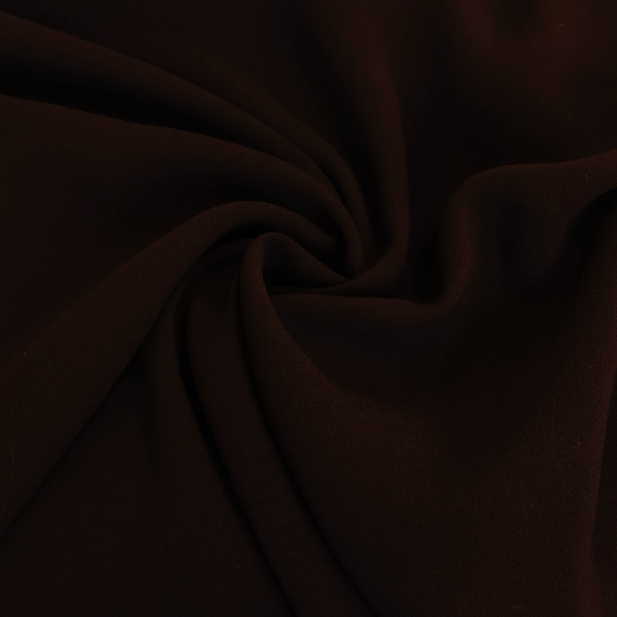 Crêpe stretch bruin