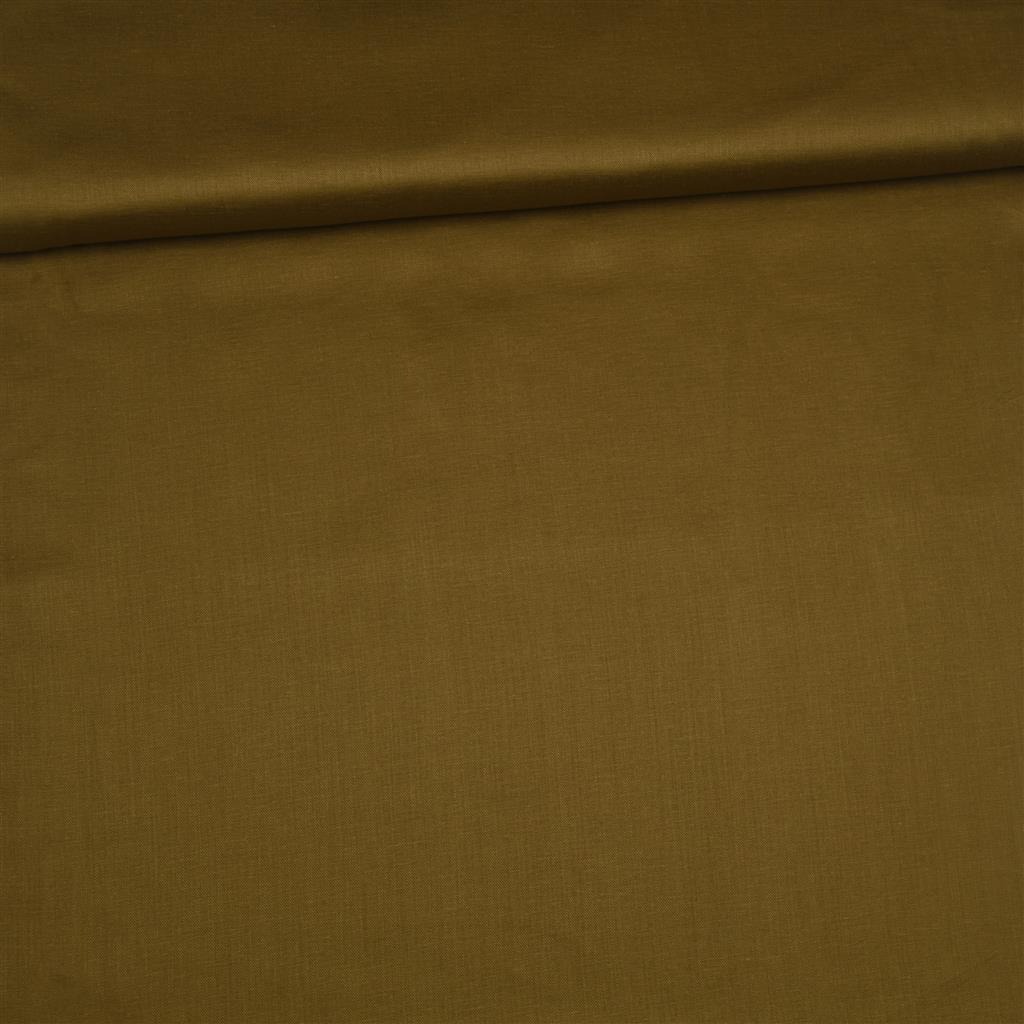 Lyocell linnen twill legergroen gesatineerd - Knipmode & Editex