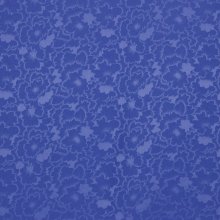 Lichte jacquard marineblauw bloemenpatroon