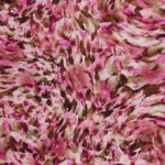 Linnen roze en bruine strepen - Alta Moda