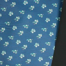 Blauwe softshell met bouwvoertuigen, zwarte fleece achterkant