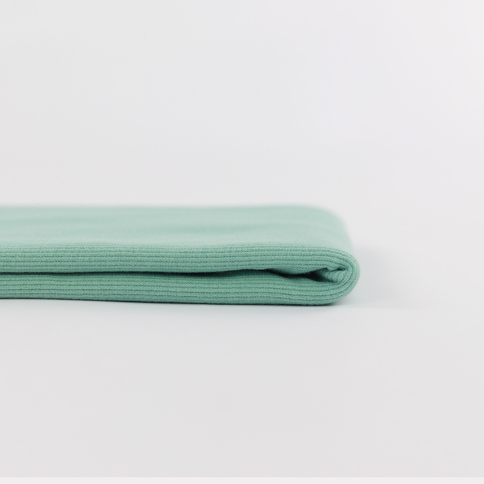 Boordstof rib muntgroen 'Granite Green' - See You at Six
