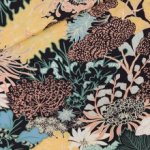 Ecovero viscose rayon satin  'Sea Garden' - See You At Six