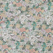 Ecovero viscose rayon satin 'Imagine All The Flowers' - See You At Six