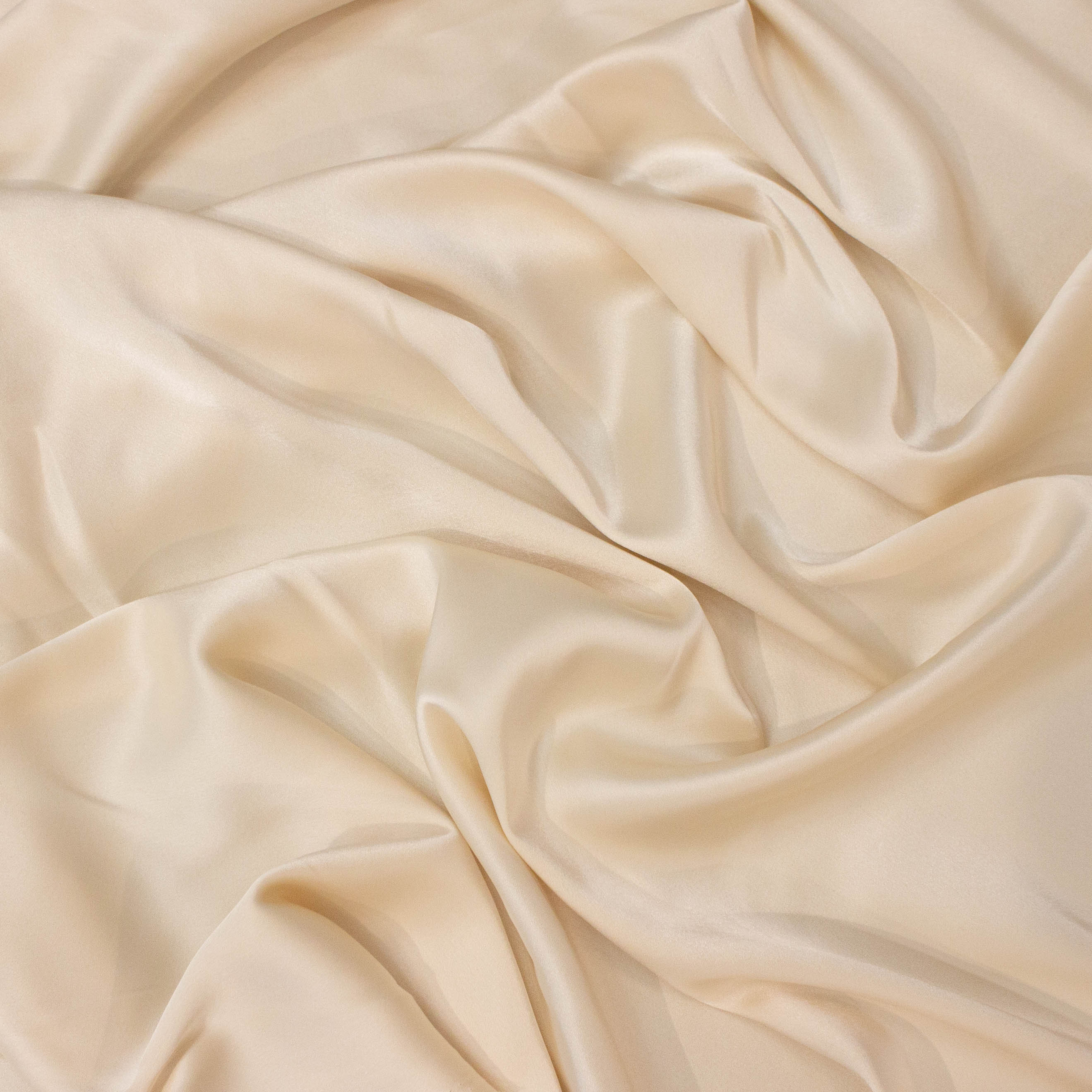 Polyester triacetaat dubbelzijdige satijn ecru - Lorré