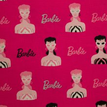 Katoen roos met barbie