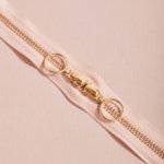 Rits met dubbele schuiver - 40 cm - gold - maple - Atelier Brunette