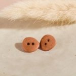 Pecan pie knoopjes 12 mm  - jaipur knopen -  Atelier Brunette