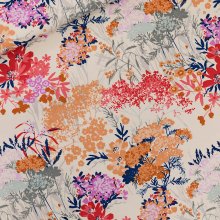 Canvas katoen ecru met kleurrijke bloemen - Wild Flowers  - See you at six