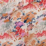 French terry katoen ecru met kleurrijke bloemen - Wild Flowers  - See you at six