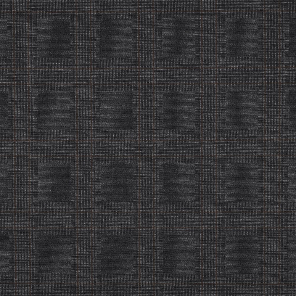Viscose polyester mengeling met ruitjes