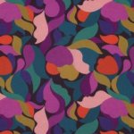 Viscose elastisch met kleurrijke motieven