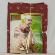 Voordeelpakket tetra kastanjebruin bloempjes kleedje met broekje - Poppy