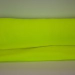 Boordstof rib neon geel