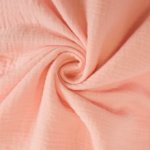 Mousseline effen zalm