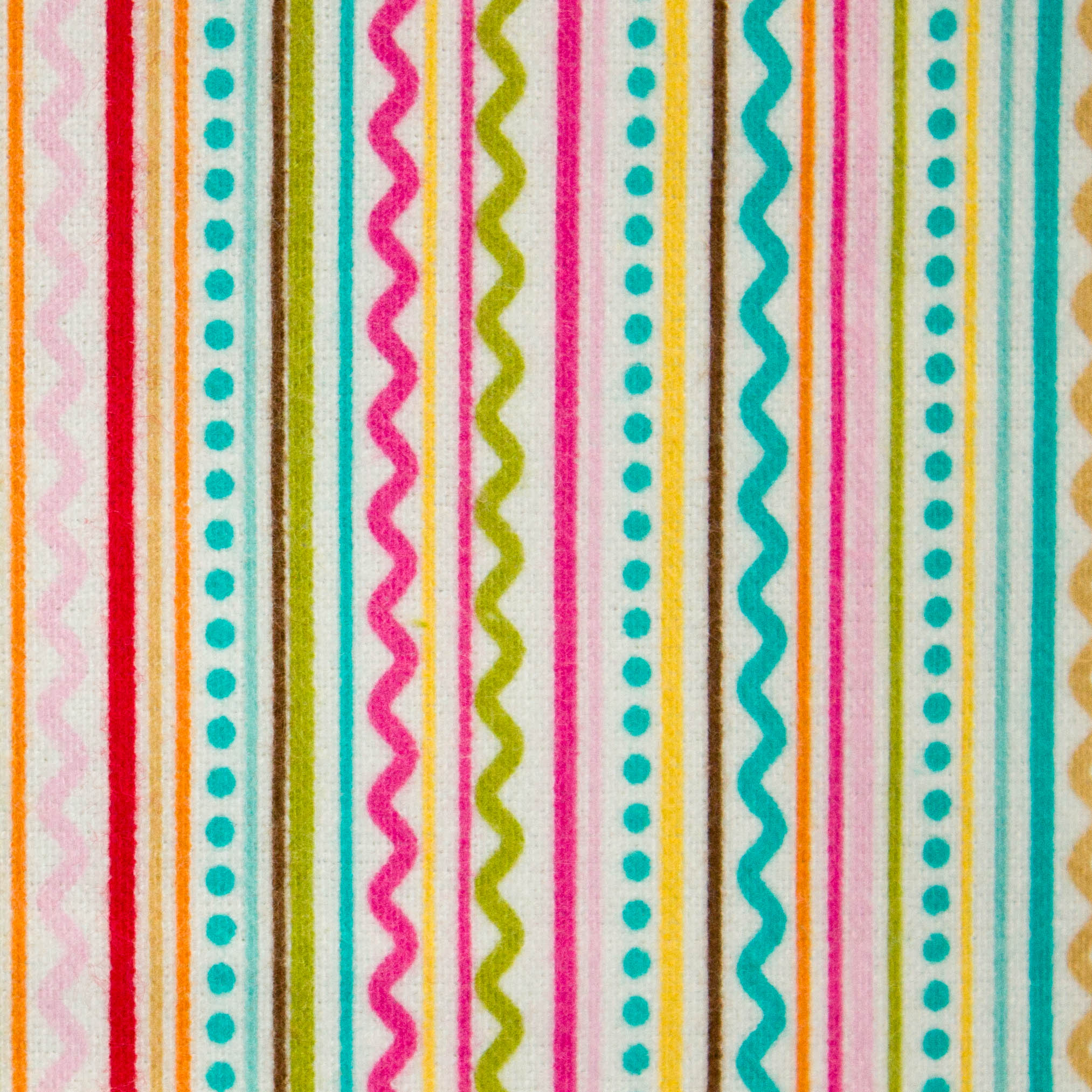 Flanel multicolor met kleurrijke lijnen