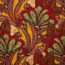 Kurk met multicolor motief - Katia