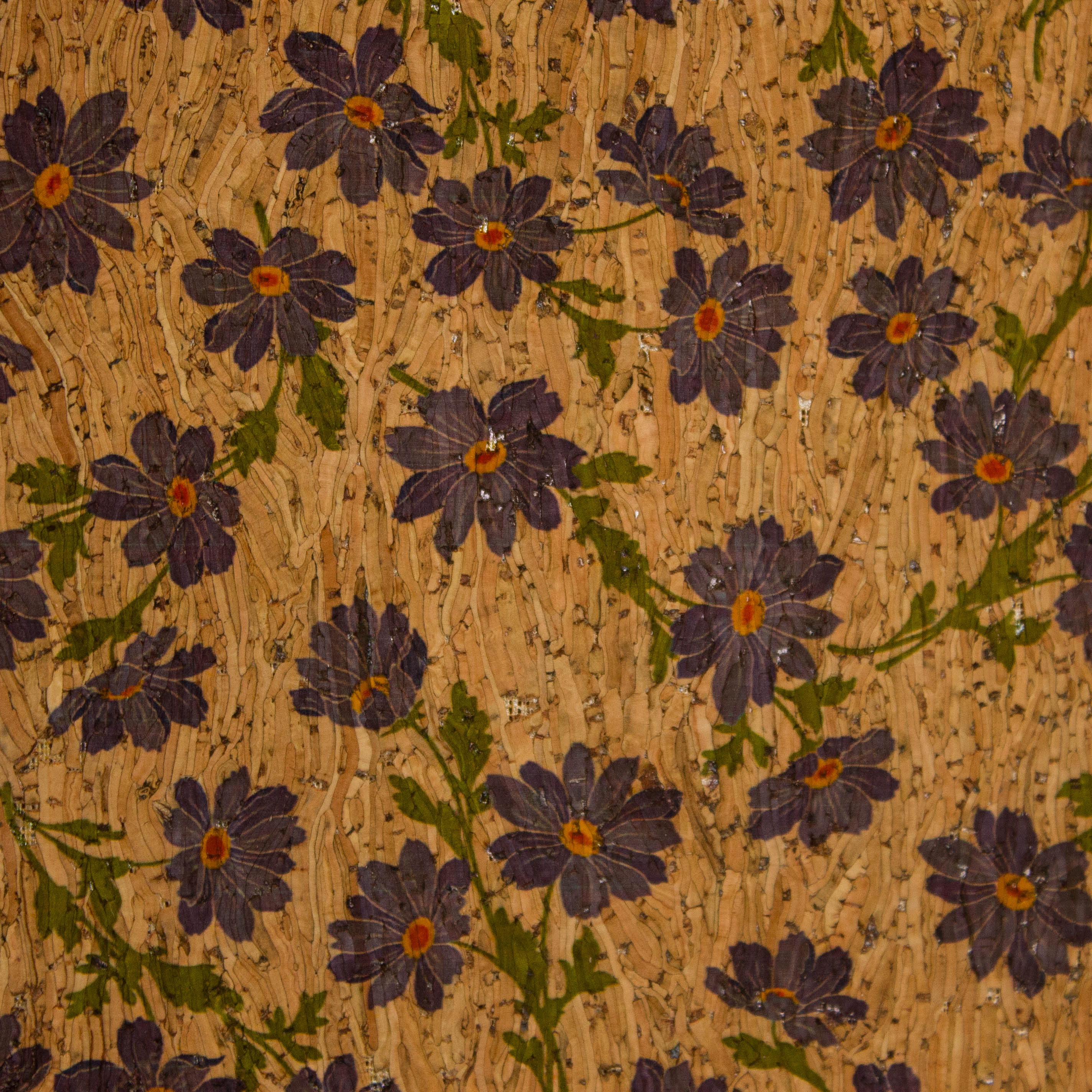 Kurk met paarse bloemen - Katia