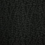 Jaquard polyester zwart met cirkels