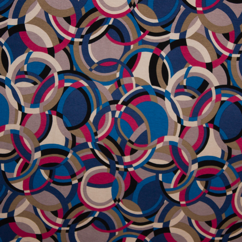 Tricot met abstracte kringen