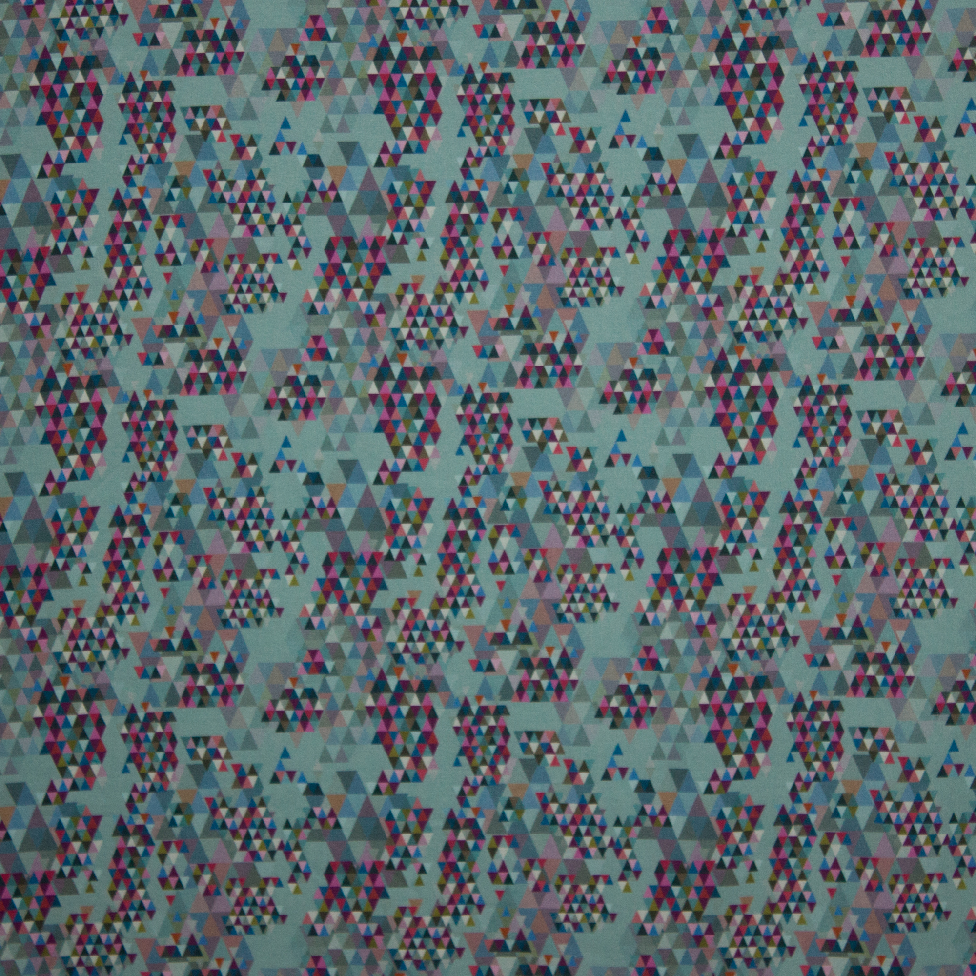Katoen tricot met retro print