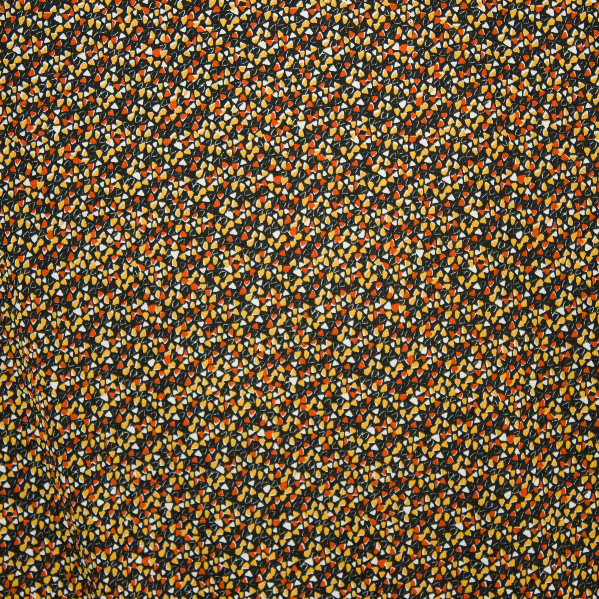 Polyester tricot met abstracte driehoekjes