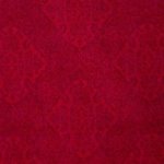 Katoen rood met donkerrood motief