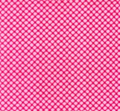 Katoen roos met geometrisch motief