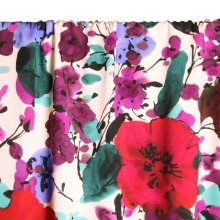 Viscose wit flower garden  - Atelier Jupe