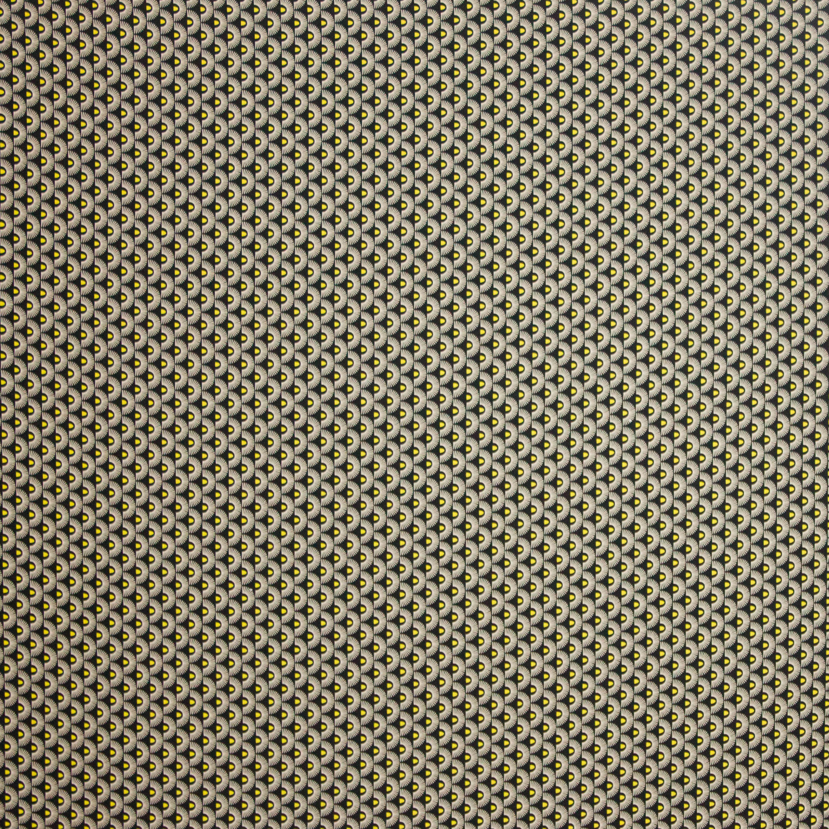 Viscose zwart zonnetjes