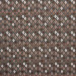 Katoen poplin grijs met kerstprint bedrukt met folie