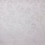Jacquard Polyester met sierlijke figuren met zilverdraad
