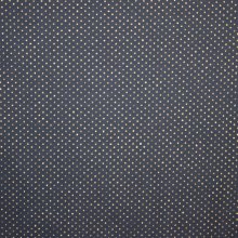 Polyester donkerblauw met glitterstippen