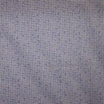 Katoen poplin blauw met cirkel en ster