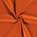 Jogging stof brushed effen oranje