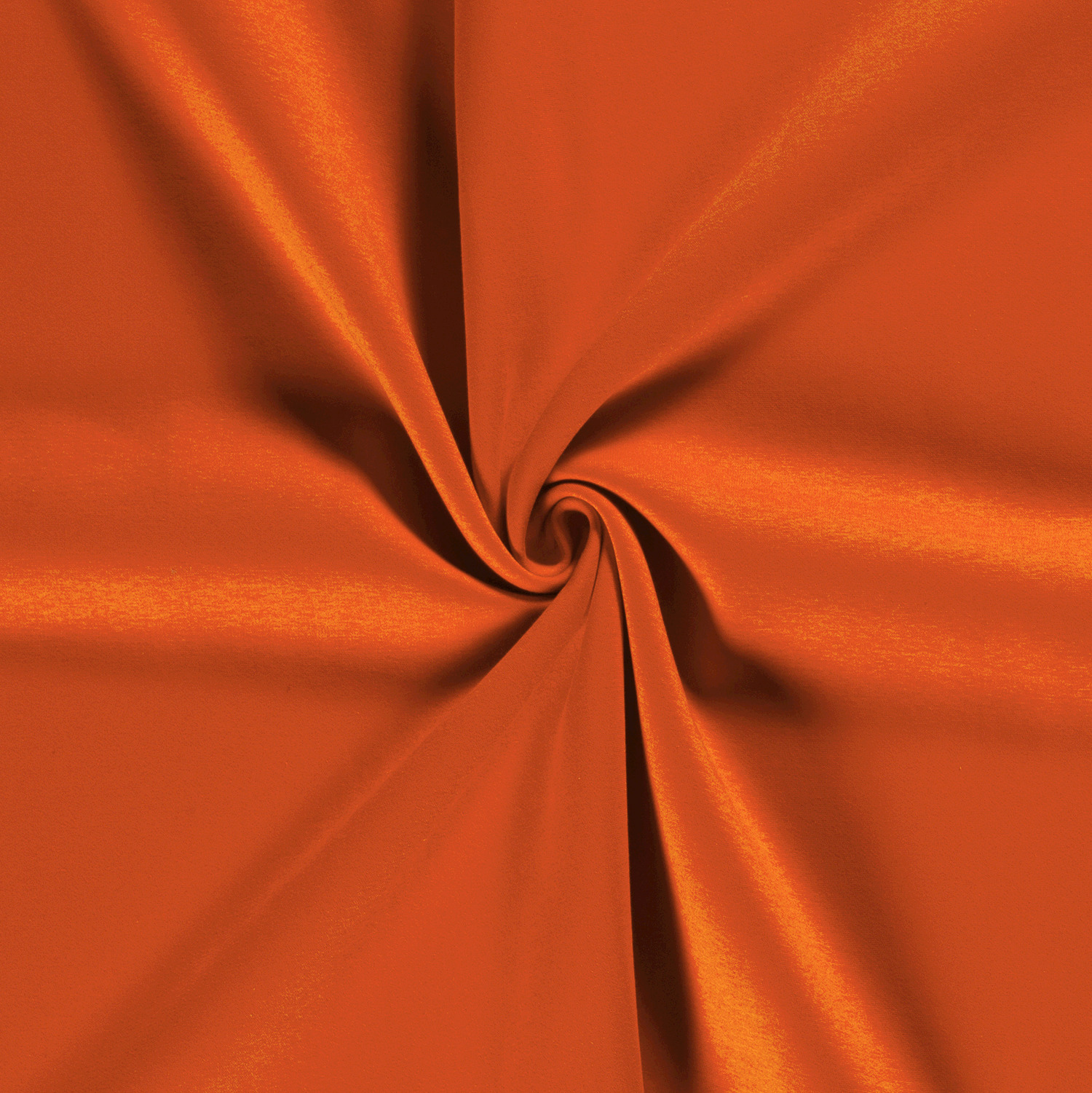 Jogging stof brushed effen oranje