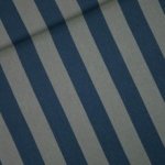 Linnen viscose blend smokey olive turbulence blue verticals - See You At Six