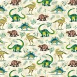 Katoen wild one dinosaurussen