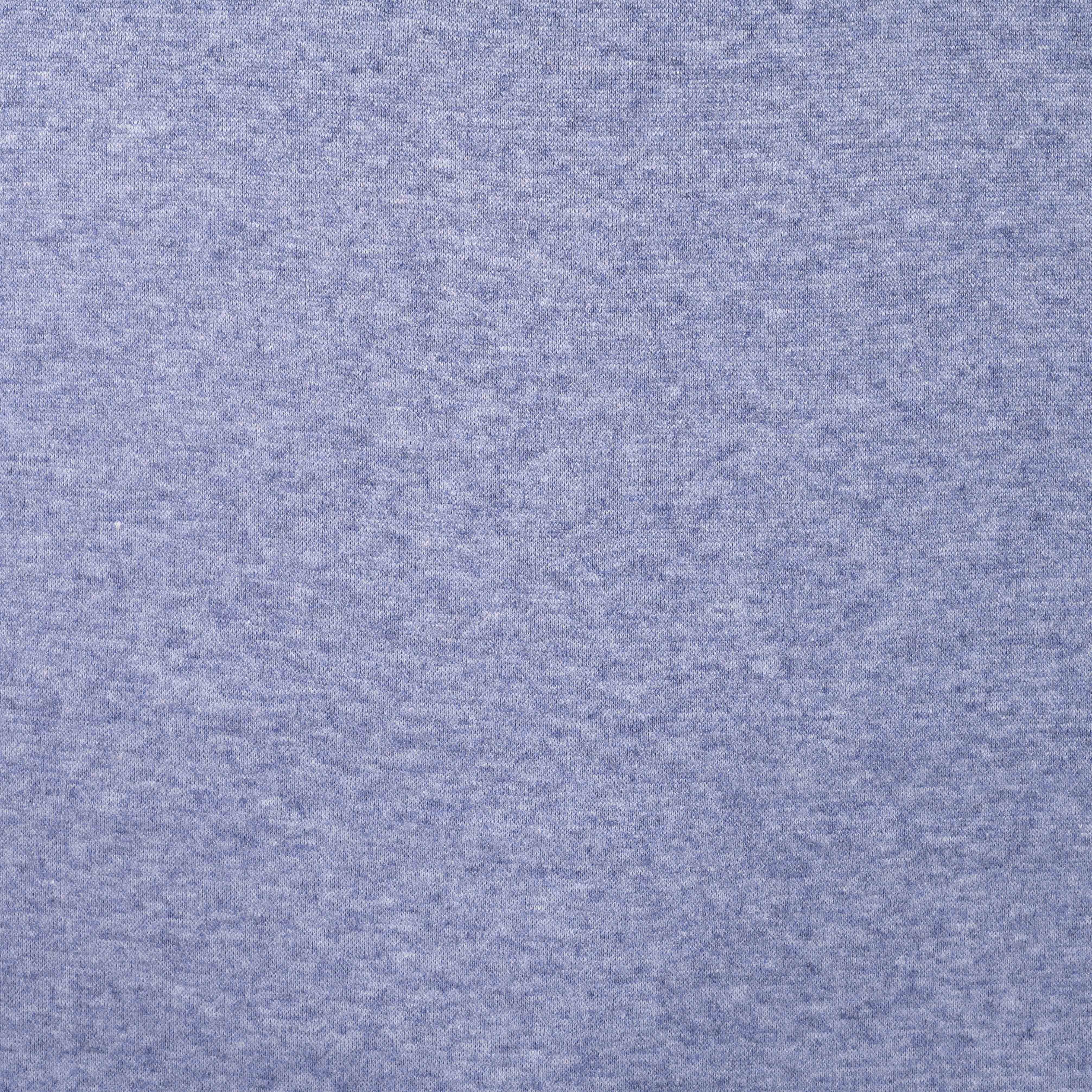 Zachte rayon brei royal blauw gemêleerd