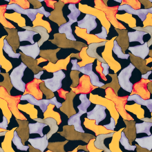 Viscose tricot abstract kleurenpatroon  -  My Image