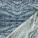 Jacquard abstract lurex  -  Poppy meets Pommé
